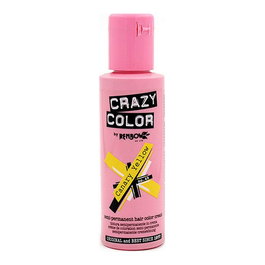 Crazy Color Tinte de Pelo 49 Canary Yellow - Teinture Capillaire Semi-Permanente Fantaisie Jaune Canari - Durée 10-12 Lavages