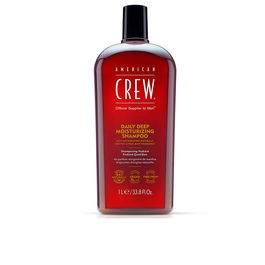 American Crew Daily Moisturizing Shampoo pour Cheveux Normaux à Secs - Hydratant et Revitalisant - 1000 ml