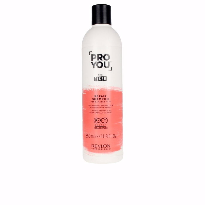 Revlon PROYOU the fixer shampoo 350 ml, Shampooing Fixateur Cheveux Abîmés, Technologie KERACOMPLEX, 350 ml Revlon PROYOU the fixer shampoo 350 ml, Shampooing Fixateur Cheveux Abîmés, Technologie KERACOMPLEX, 350 ml