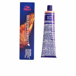 Wella Koleston Perfect ME+ Teinture Capillaire Profonde - Nuance Deep Browns 4/77 - 60 ml avec technologie ME+ pour couleur pure et couverture des cheveux blancs