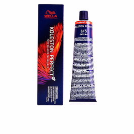Wella Koleston Perfect Me+ - Crème colorante permanente - Nuance 6/5 Cuivré Rouge Intense - 60 ml - Couverture 100% cheveux blancs