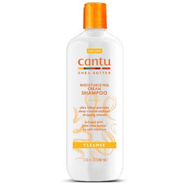 Cantu Shampooing Crème Hydratant au Beurre de Karité 400ml - Pour Cheveux Secs, Teints et Traités
