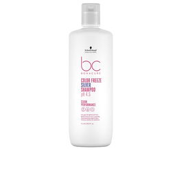 Schwarzkopf Shampooing Argenté BC Color Freeze 1000 ml - Neutralise les Tons Chauds, Ravive les Tons Froids
