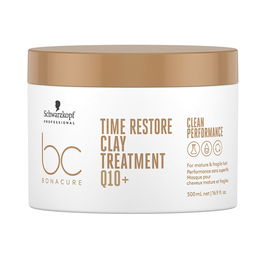 Schwarzkopf Soin Capillaire BC TIME RESTORE Q10+ 500 ml - Soin Fortifiant Végétalien Sans Sulfates Ni Silicones