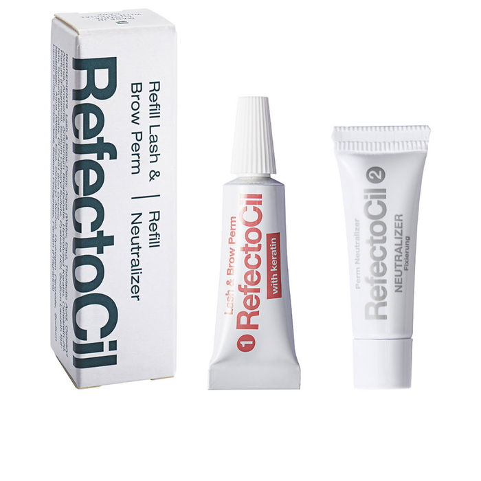 Refectocil Lashperm - Kit de permanente et neutralisant à la kératine pour cils, effet bouclé 6 semaines, 2 x 3.5 ml Refectocil Lashperm - Kit de permanente et neutralisant à la kératine pour cils, effet bouclé 6 semaines, 2 x 3.5 ml