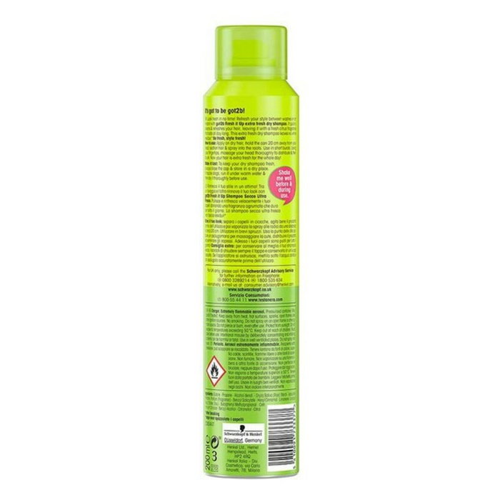 Schwarzkopf GOT2B DRY SHAMPOO extra clean & fresh 200 ml