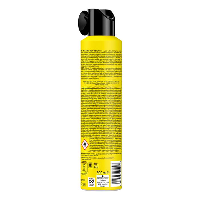 Schwarzkopf Mass Market GOT2B GLUED Blasting Freeze Spray Fixateur Cheveux 300 ml