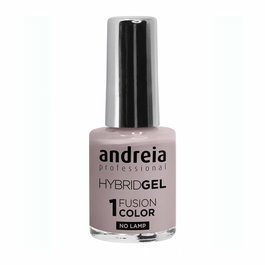 Andreia Vernis Semi-Permanent Hybrid Gel Fusion Color H15 10,5 ml - Sans Lampe UV, Séchage Rapide, Application en 2 Étapes - Plus de 80 Teintes