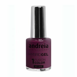 Andreia Hybrid Gel Fusion Color H24 - Vernis semi-permanent longue durée 2 étapes sans lampe UV/LED - Flacon 10.5 ml - Large choix de couleurs