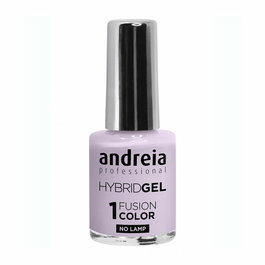 Andreia Hybrid Gel - Vernis Semi-Permanent Fusion Color H28 10.5 ml, Manucure Longue Durée à Séchage Rapide sans Lampe UV, Lot de 2 Étapes