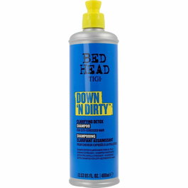 Tigi Bed Head Down 'N Dirty Clarifying Detox Shampoo 400 ml - Shampooing Désintoxiquant Clarifiant, Nettoie et Hydrate