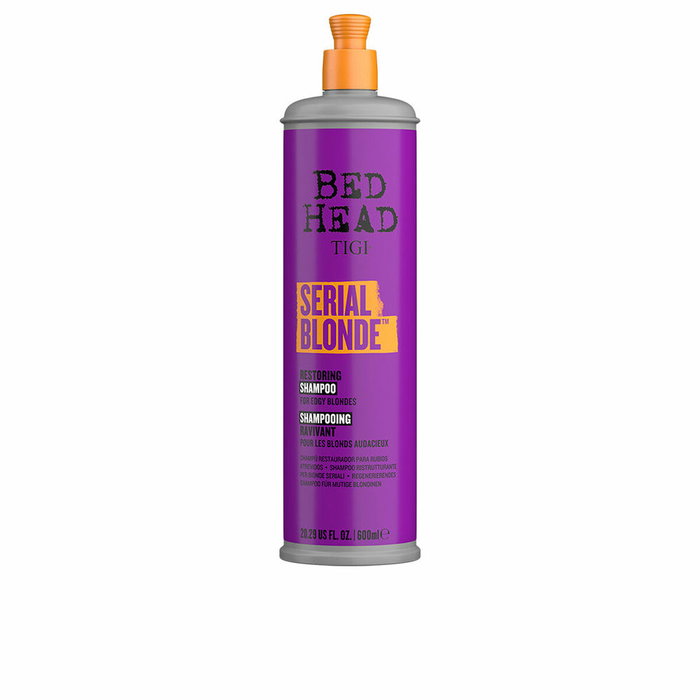 Tigi Bed Head Serial Blonde Restoring Shampoo - Shampooing Neutralisant et Restructurant pour Cheveux Blonds 400ml Tigi Bed Head Serial Blonde Restoring Shampoo - Shampooing Neutralisant et Restructurant pour Cheveux Blonds 400ml