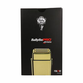 Babyliss Tondeuse à Lame Dorée FX02 - Tondeuse Barbe et Corps Précise, Double Lame Hipoallergénique, Carcasse Métallique