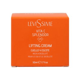 Levissime Vita C Splendor - Crème Lifting et Raffermissante pour le Cou et le Décolleté, Effet Antioxydant et Anti-rides, 50 ml
