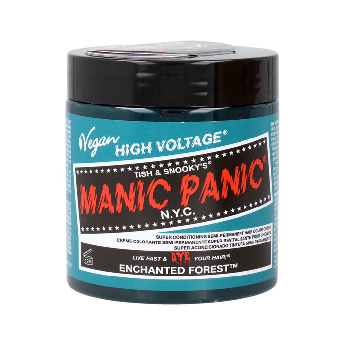 Manic Panic Coloration Semi-permanente Panic High Bleu Végane Manic Panic Coloration Semi-permanente Panic High Bleu Végane