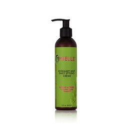 Mielle Crème Coiffante Quotidienne Rosemary Mint Multi-Vitaminée 240 ml - Gel à double fonction, hydratation sans résidu, anti-frisottis