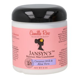 Camille Rose Moisture Max - Après-shampoing conditionneur fortifiant et démêlant pour tous types de cheveux - 240 ml