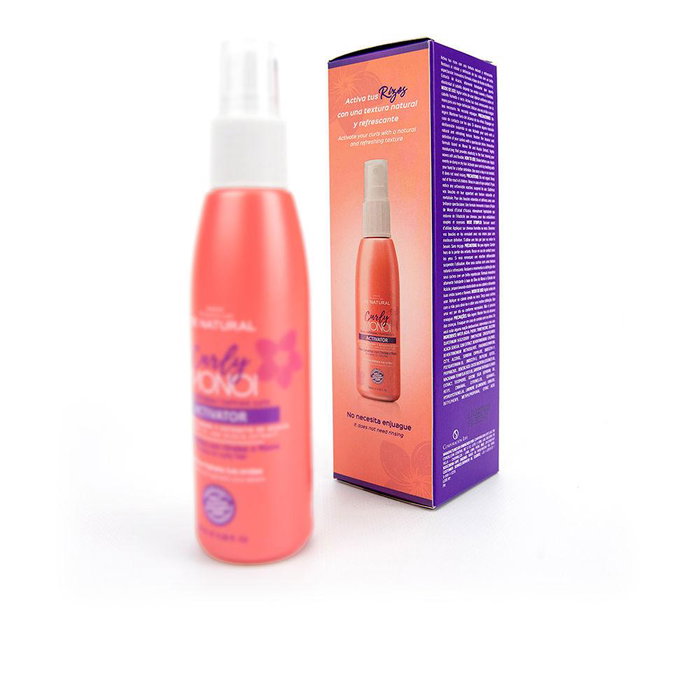 Be Natural - Activateur de boucles Curly Monoi - Définition et hydratation pour cheveux bouclés - Sans sulfates ni parabènes - Flacon de 100 ml