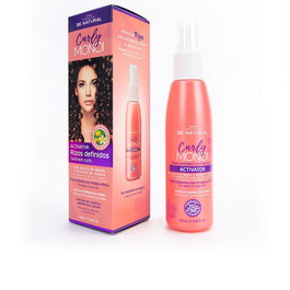Be Natural - Activateur de boucles Curly Monoi - Définition et hydratation pour cheveux bouclés - Sans sulfates ni parabènes - Flacon de 100 ml
