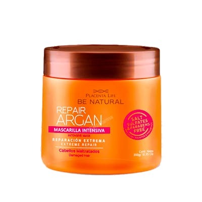 PLACENTA LIFE Repair Argan Mascarilla 350G - Masque capillaire réparateur à l'huile d'argan - 350 grammes PLACENTA LIFE Repair Argan Mascarilla 350G - Masque capillaire réparateur à l'huile d'argan - 350 grammes
