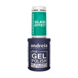 Andreia The Gel Polish - Vernis gel effet vitrail KL4 10,5 ml - Sans solvant ni odeur - Catalyse LED/UV - Durée 4 semaines - Usage professionnel