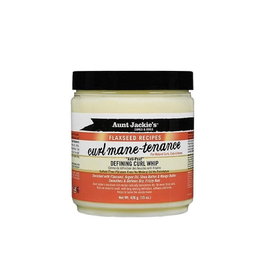 Aunt Jackie'S Curl Whip Crème Définissante avec Graines de Lin - Hydratation Léger Anti-Frizz pour Ondes et Boucles - 426 g