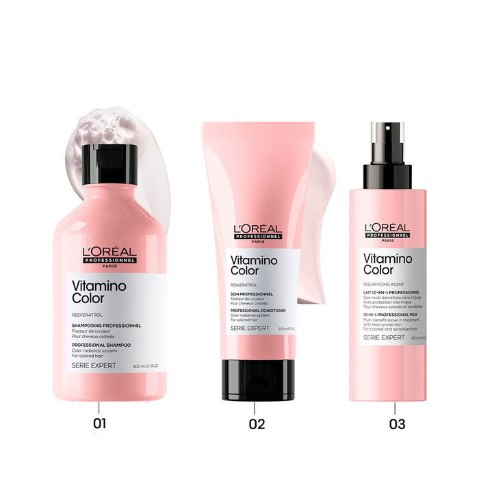 L'Oréal Professionnel Paris Après-shampooing Vitamino Color 500 ml Soin Cheveux Colorés