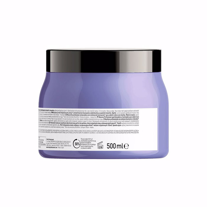 L'Oréal Professionnel Paris Mascarilla Blondifier Soin Réparateur et Illuminant pour Cheveux Épais ou Méchés 500 ml