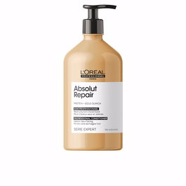 L'Oréal Professionnel Paris ABSOLUT REPAIR GOLD Acondicionador Soin Réparateur Cheveux Secs et Abîmés Protéines Quinoa Doré 750 ml