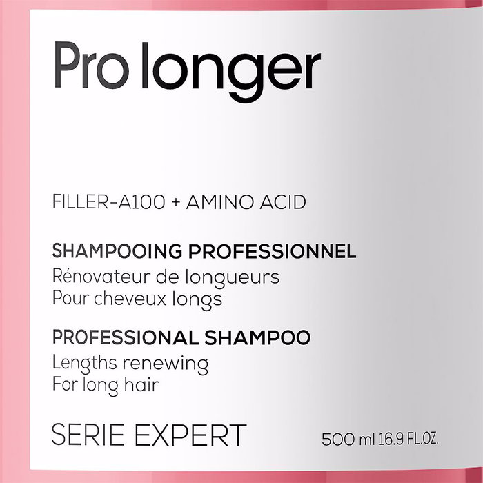 L'Oréal Professionnel Paris Pro Plus Longer Shampoing 500 ml pour cheveux longs et volumineux