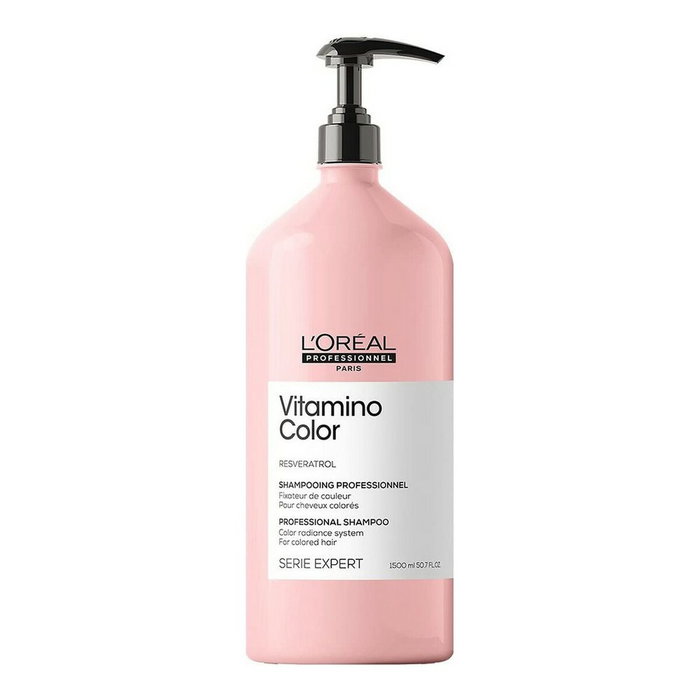 L'Oréal Champú Vitamino Color - Shampooing Protecteur pour Cheveux Colorés et Lumineux - Format 1500 ml L'Oréal Champú Vitamino Color - Shampooing Protecteur pour Cheveux Colorés et Lumineux - Format 1500 ml
