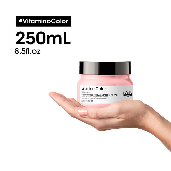 L'Oréal Professionnel Paris Masque Vitamin Color 250 ml Cheveux Colorés Brillance Éclat Préservation Teinte