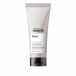 L'Oréal Professionnel Paris Après-shampooing Argent 200 ml - Neutralisant Reflets Jaunes pour Cheveux Gris et Blancs