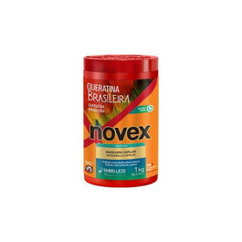 Novex - Masque Capillaire Brésilien Keratine, Traitement Reconstructif pour Cheveux Secs et Abîmés, 1 kg