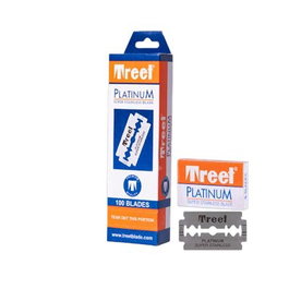TREET Lames Platinum Super Stainless 100 pièces