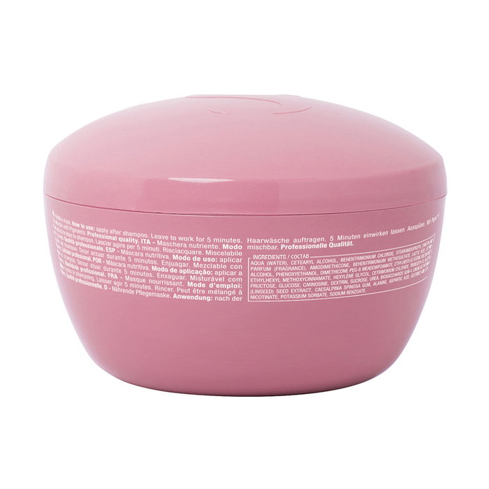 Alfaparf Milano Masque Hydratant Semi Di Lino Moisture 200 ml - Soin Anti-Frizz, Brillance et Douceur Intenses
