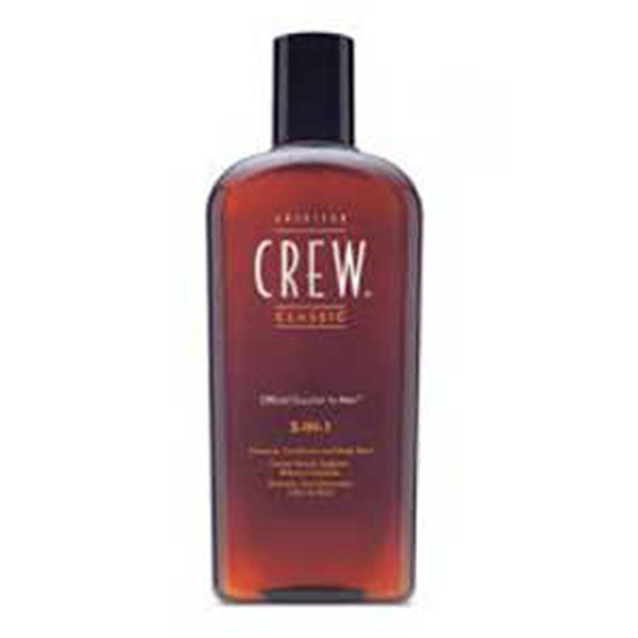 American Crew CREW 3 IN 1 Shampoing, Après-shampooing et Gel Douche 250 ml