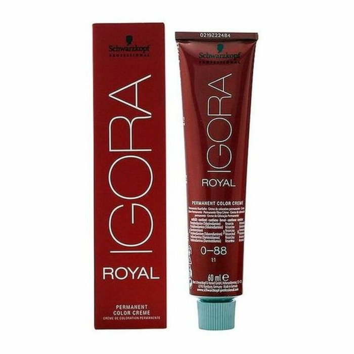Schwarzkopf IGORA ROYAL #0-88, crème colorante permanente 60 ml Schwarzkopf IGORA ROYAL #0-88, crème colorante permanente 60 ml