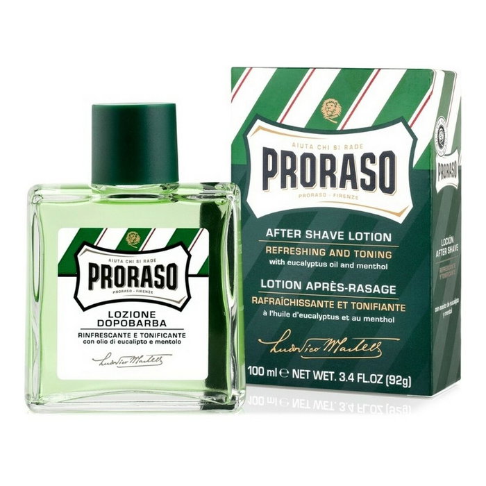 Proraso Lotion Après-Rasage Classique avec Alcool pour Homme - 100 ml