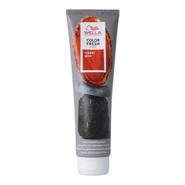Wella Color Fresh Mask Copper Glow 150 mL - Masque pigments couleur temporaire, sans silicones ni ingrédients d'origine animale, résultat en 10 minutes pour cheveux doux