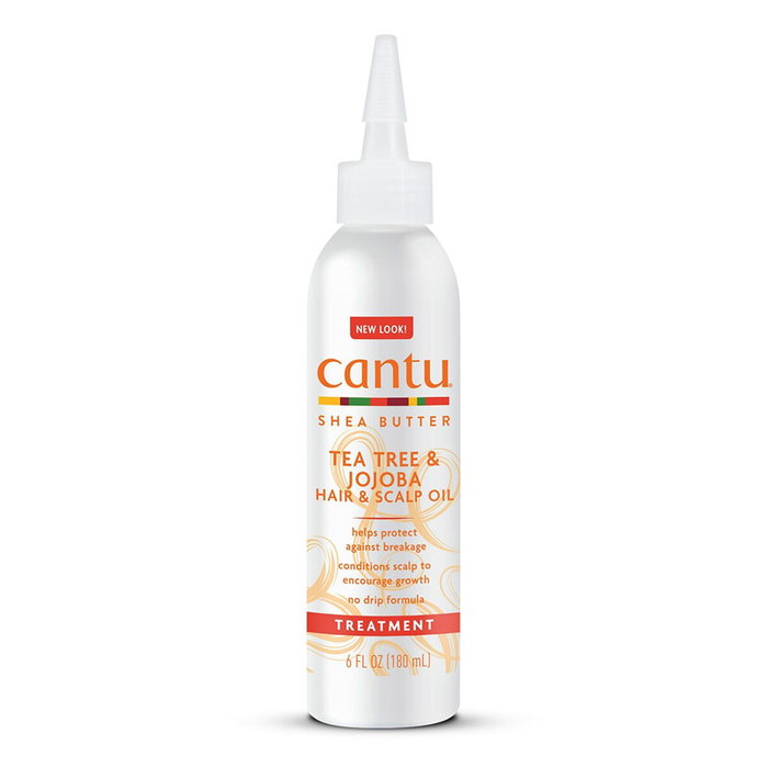 Cantu Huile pour Cheveux et Cuir Chevelu au Beurre de Karité, Arbre à Thé et Jojoba 180ml Cantu Huile pour Cheveux et Cuir Chevelu au Beurre de Karité, Arbre à Thé et Jojoba 180ml