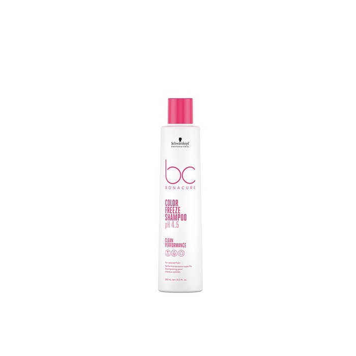 Schwarzkopf Shampooing Clean Performance Color Freeze pH 4.5 - 250 mL - Pour cheveux colorés, retenue couleur, vegan, sans sulfates SLS/SLES Schwarzkopf Shampooing Clean Performance Color Freeze pH 4.5 - 250 mL - Pour cheveux colorés, retenue couleur, vegan, sans sulfates SLS/SLES