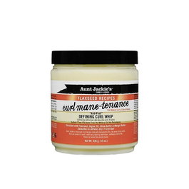 Aunt Jackie'S Curl Whip Crème Définissante avec Graines de Lin - Hydratation Léger Anti-Frizz pour Ondes et Boucles - 426 g
