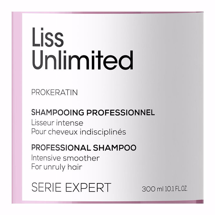 L'Oréal Professionnel Paris Shampooing Liss Unlimited 300 ml pour cheveux récalcitrants et lissés, anti-frisottis L'Oréal Professionnel Paris Shampooing Liss Unlimited 300 ml pour cheveux récalcitrants et lissés, anti-frisottis