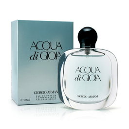 Giorgio Armani Acqua Di Gioia - Eau de Parfum pour Femme - Floral-Fruité - Notes de Citron, Menthe, Jasmin - Vaporisateur 50 ml