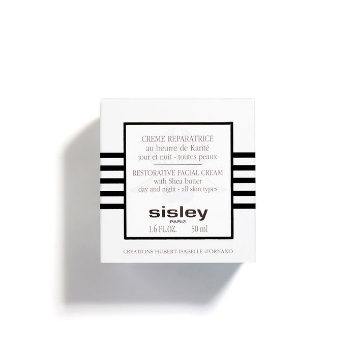 Sisley Crème Réparatrice Beurre de Karité - Soin pour Peaux Sensibles ou Abîmées, 50 ml, Nutrition Intense, Usage Familial