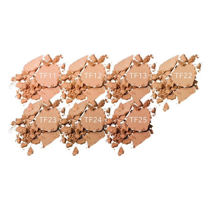 Sensai Total Finish Fond de Teint Poudre SPF10 #TF25 Topaz Beige 11g - Couvrance Ajustable, Soin Anti-Âge, Teint Éclatant