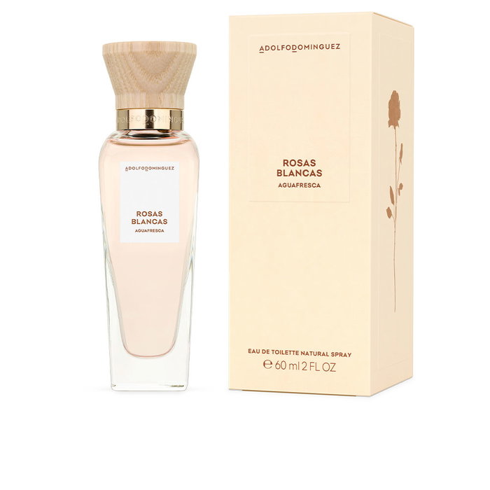Adolfo Dominguez Agua Fresca De Rosas Blancas Eau de Toilette Vaporisateur 60 ml pour Femme