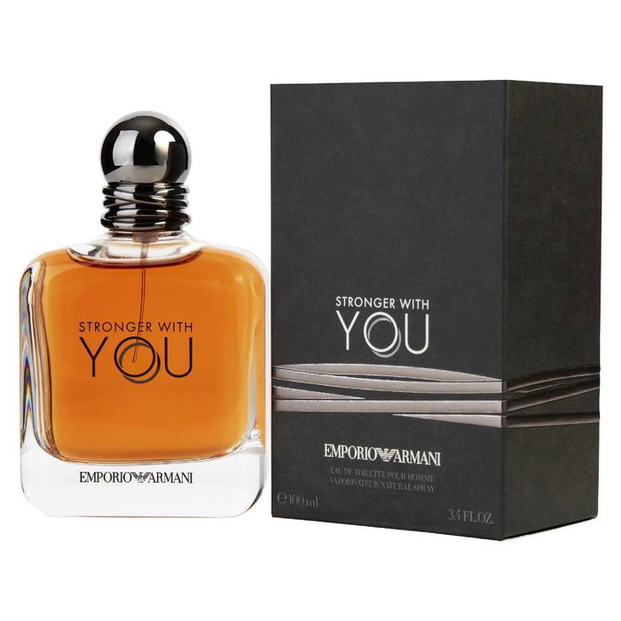 Emporio Armani Stronger with You Eau de Toilette 100 ml Vaporisateur pour Homme Emporio Armani Stronger with You Eau de Toilette 100 ml Vaporisateur pour Homme