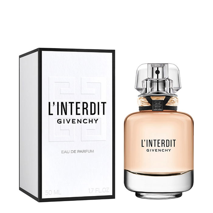 Givenchy L'Interdit Eau de Parfum Vaporisateur Femme 50 ml Notes Florales et Boisées Givenchy L'Interdit Eau de Parfum Vaporisateur Femme 50 ml Notes Florales et Boisées